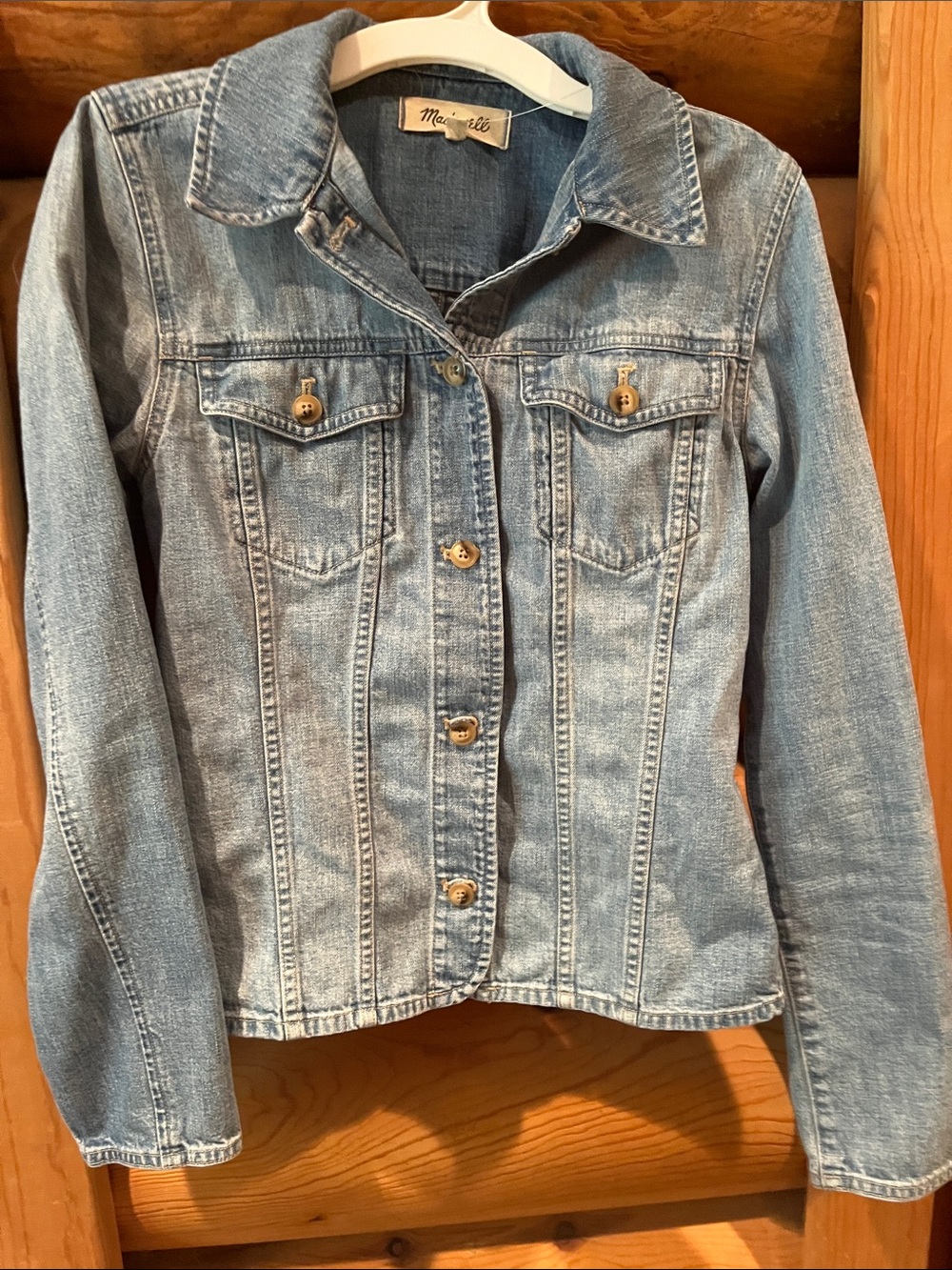 Madewell denim blouse